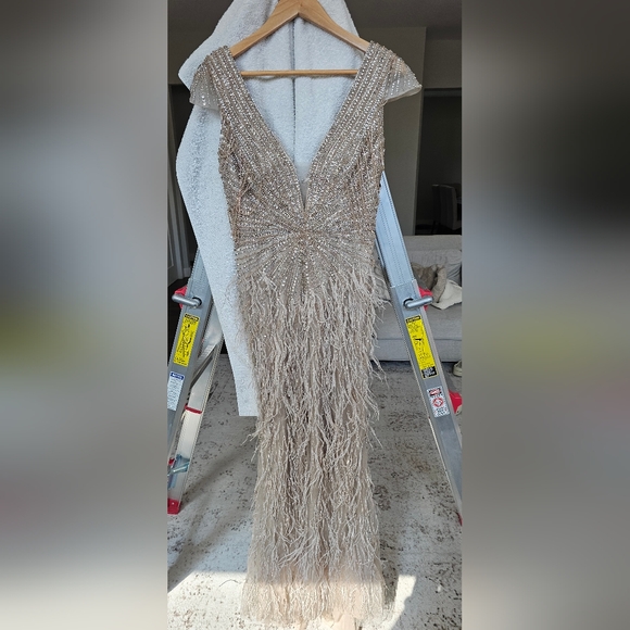 Evening Dress Cream Size 10